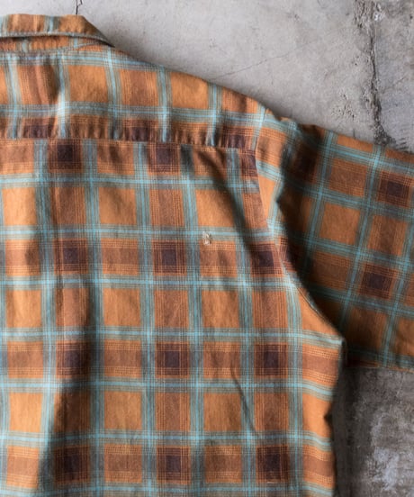 60-70's Penney's Towncraft Print Flannel Shirts L