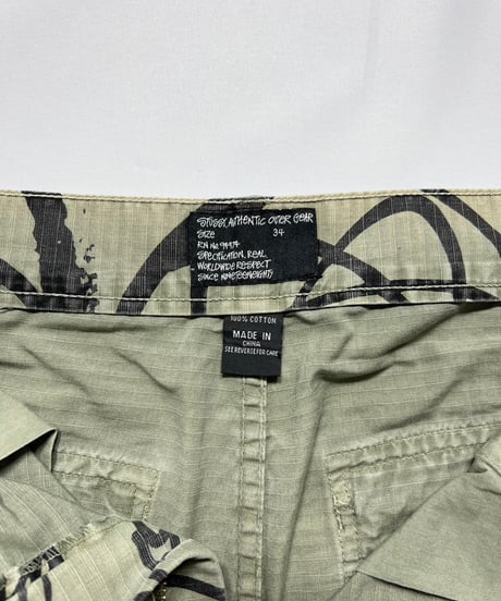 2000's Stussy × Futura2000 Ripstop Shorts 34