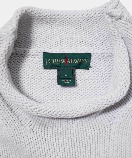 90's J.Crew Rollneck Cotton Sweater L