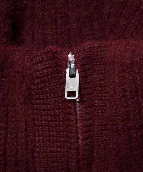 50-60's Green Mountain Sweater Co. Zip-up Acrylic Cardigan M