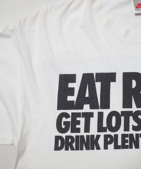 90's NIKE "Eat Right Go Like Hell" L
