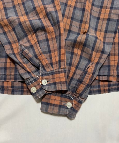 50's~ Town Craft OC Check Shirts L