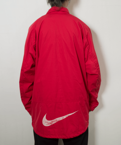 90's NIKE Logo Embroidered Zip-up Jacket M