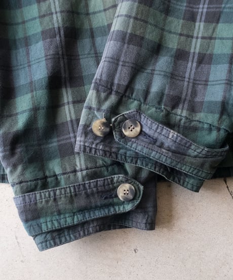 80's CHAPS Tartan Check Swing Top L
