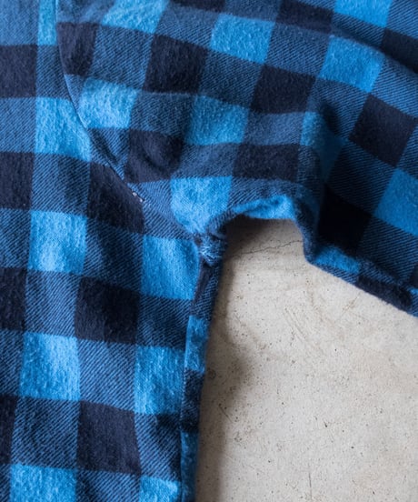 60-70's Donlin Print Flannel Shirts L