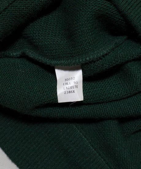 80-90's IZOD Lacoste Acrylic V-neck Sweater XL
