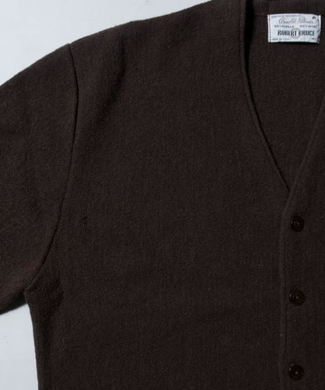 60's Robert Bruce Arnold Palmer Alpaca/ Wool Mixed Cardigan XL