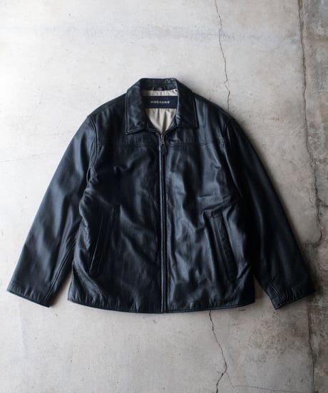 90's Dockers Leather Jacket XL