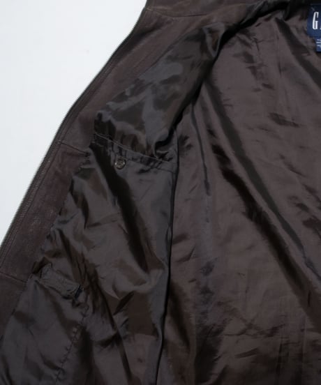 90's GAP Genuine Leather Sports Jacket XL
