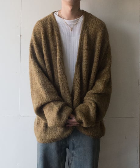 60-70's FORUM Mohair Cardigan L