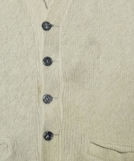 60's SEARS Alpaca Wool Cardigan L