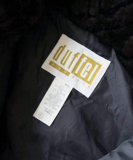 90's Duffel Faux Fur Vest S