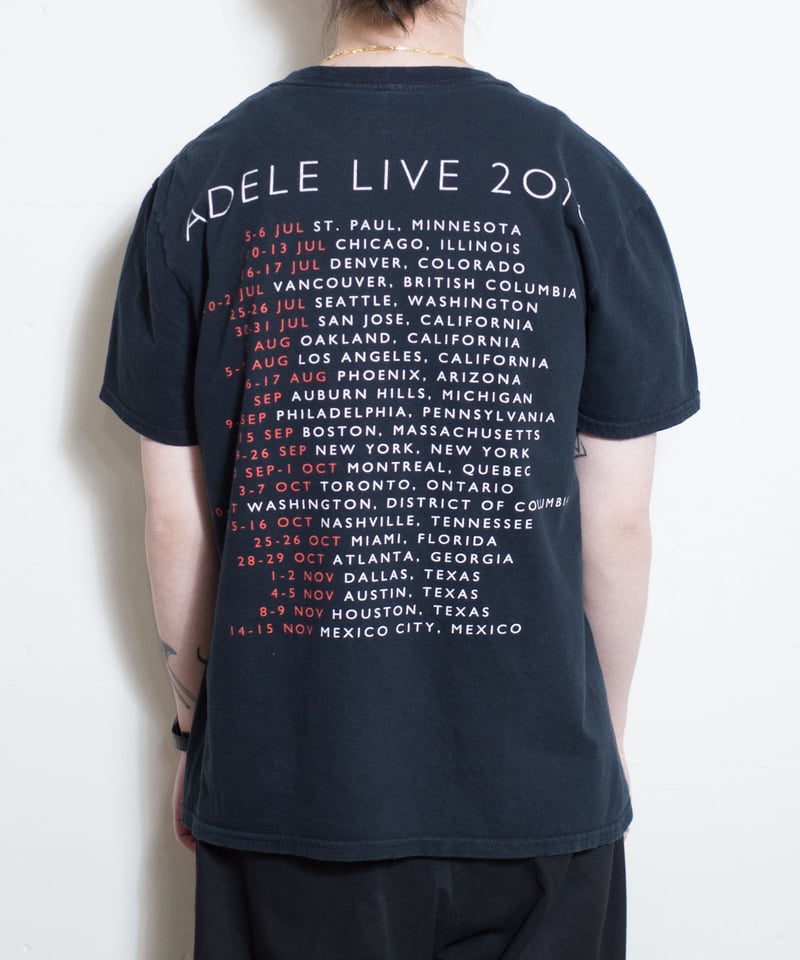 【ADELE】2016 サマーツアーT　アデル 2016's Adele