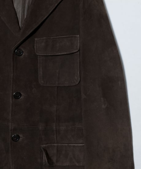 Polo by Ralph Lauren Suede Leather Half Coat L