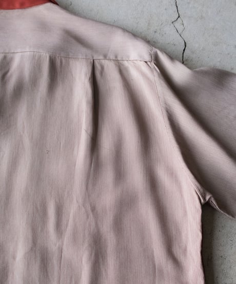 50's Don Juan Open Collar Shirts L