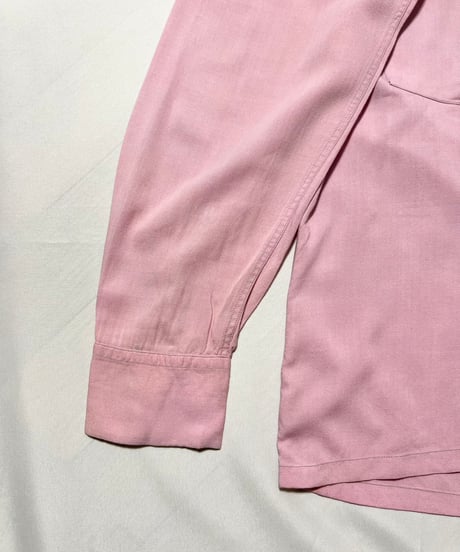 50's Elbeco Rayon Loop Collar Shirts M