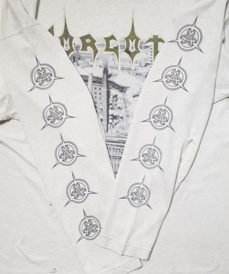 90's Morgoth "Odium" L/S Boro T-Shirts XL