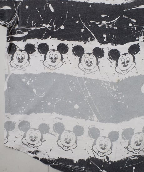 90's Disney "Mickey Mouse" Border S/S Tops
