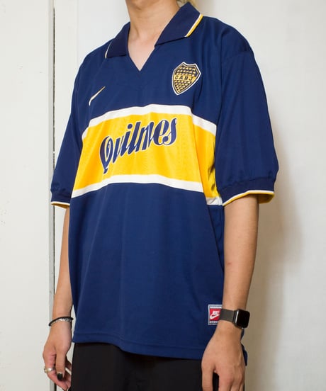 NOS '96-'98 NIKE "Boca Juniors" Game Shirts L