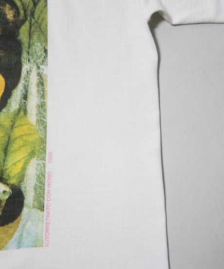 90's Frida Kahlo "Self Portrait with Monkey"