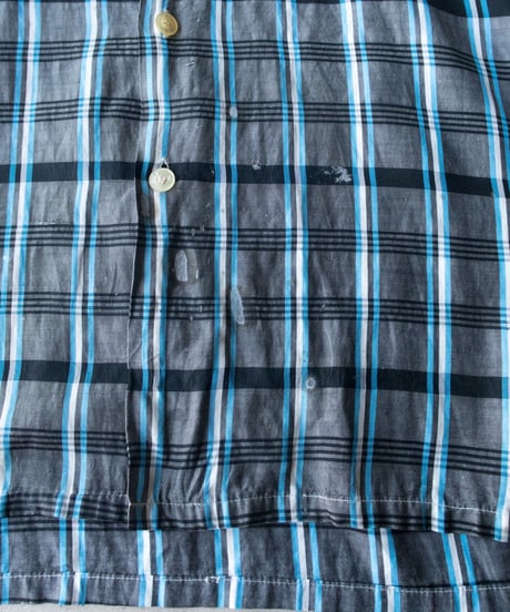 60-70's Harley Check OC Shirts L