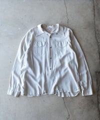 50's PILGRIM Single Color Rayon Shirts L