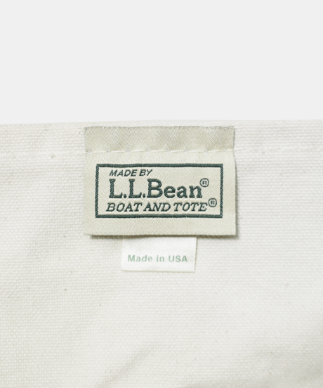 80-90's L.L. Bean Canvas Tote Bag "S&C"