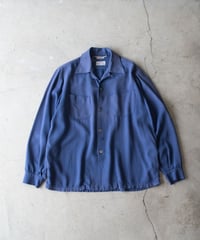 50-60's Stradivari Gabardine Shirts M