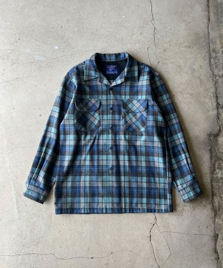 PENDLETON Wool Check Board Shirts "Beach Boys Limited Edition" M