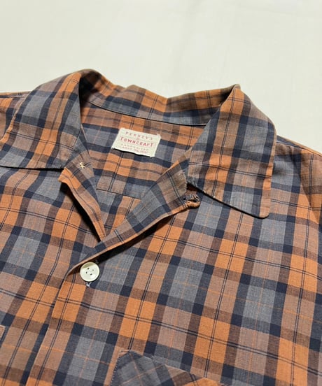 50's~ Town Craft OC Check Shirts L