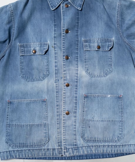 70's JC Penny Faded Denim Coverall