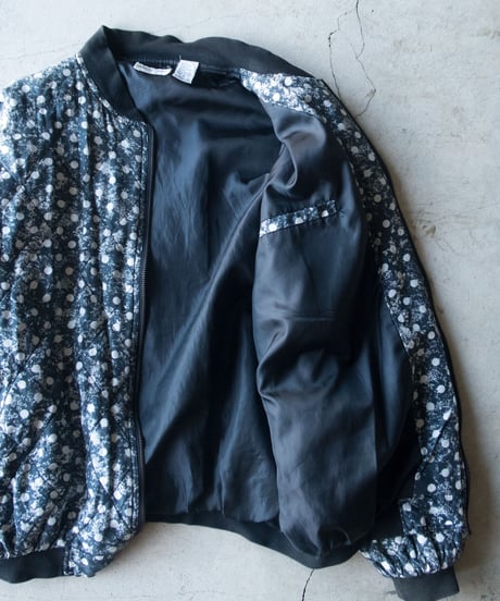90-2000's ROBERT STOCK Quilting Silk Jacket M