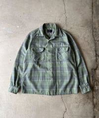 60's PENDLETON Wool Check Board Shirts M