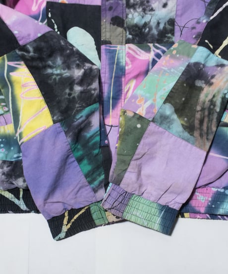Jewels Abstract Patterned Reversible Zip-up Jacket M