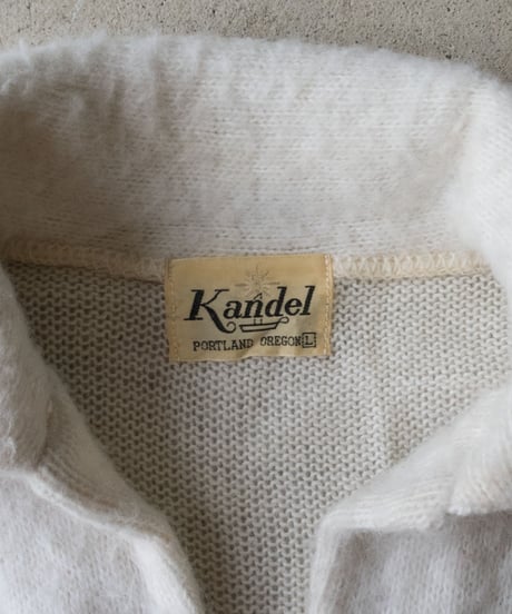 40-50's Kandel Mohair Polo L
