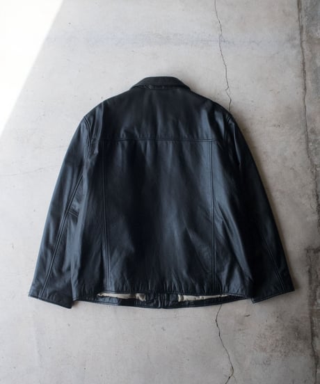 90's Dockers Leather Jacket XL