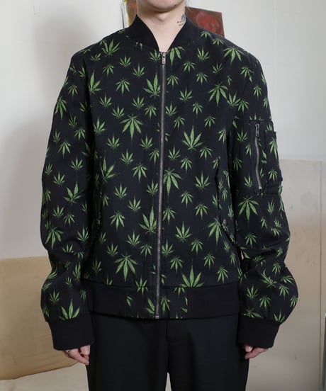 TRIPP NYC Cannabis Patterned Blouson XL