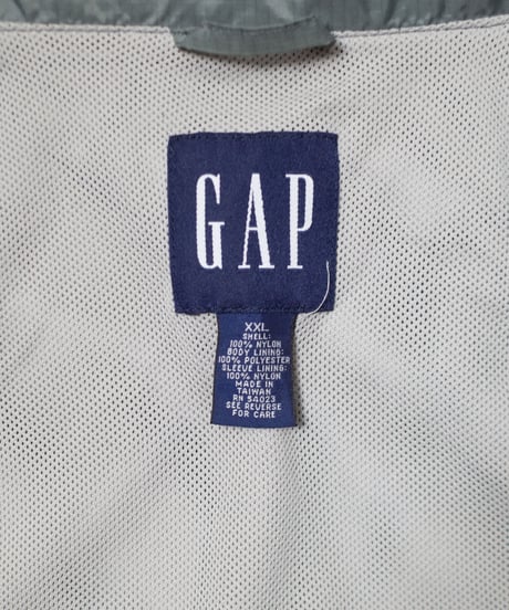 90's GAP Nylon Shell Zip-up Jacket XXL