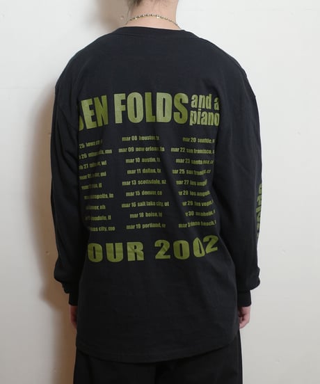 2001's Ben Folds and a Piano L/S T-shirts "Rockin' The Suburbs" L