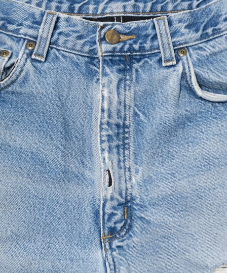 90's Carhartt Crashed Fleece Liner Denim Pants 34×34