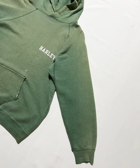 70-80's Champion？ Faded Hoodie "HARLEY" L