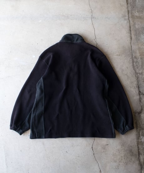 90's BURNSIDE Fleece Half Zip Pullover L