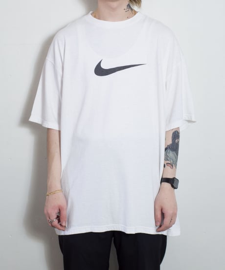 00's NIKE Logo Printed S/S T-shirts L