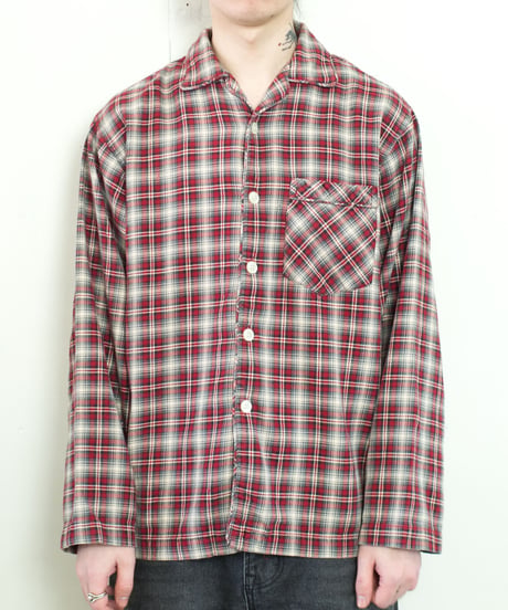 90's GAP Tartan Check Pajama Shirts S