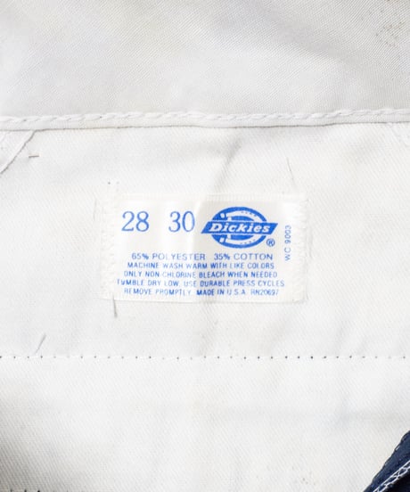 NOS 70-80's Dickies 874 Work Pants 28×30