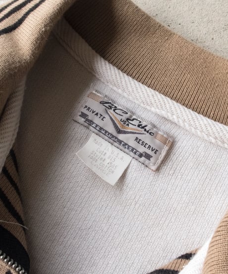 90's BC Ethic Zip Up Knit L