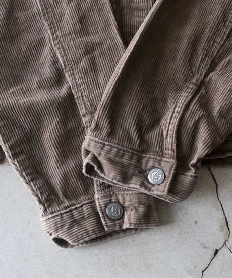 90's RESCUE Corduroy Trucker Jacket