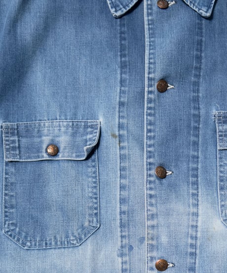 70's JC Penny Faded Denim Coverall