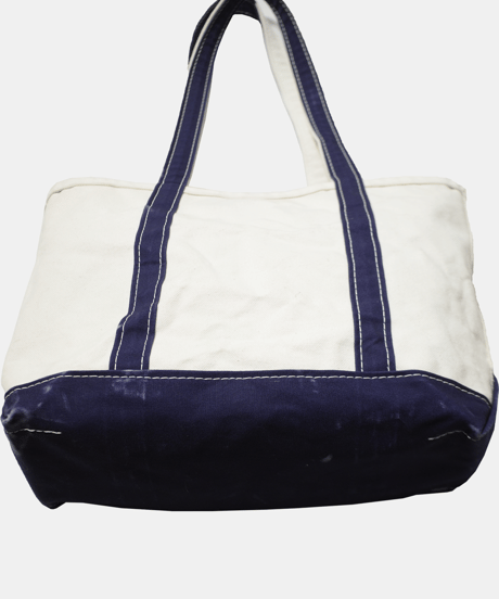 80-90's L.L. Bean Canvas Tote Bag "S&C"