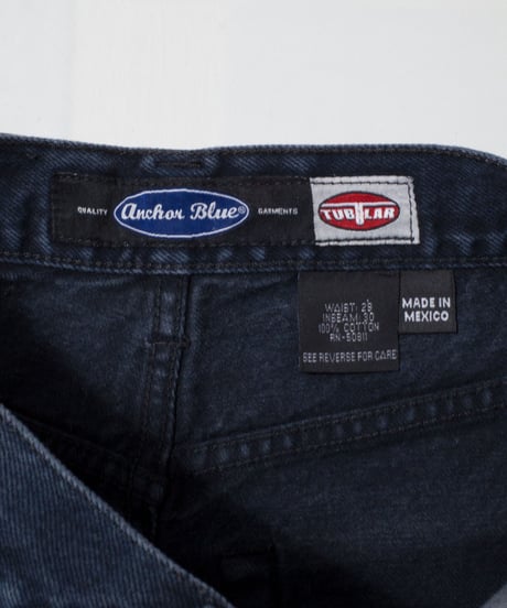 90's Anchor Blue Baggy Denim